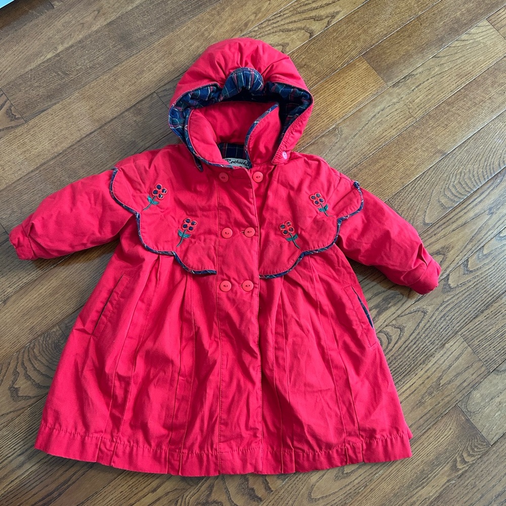 Rothschild VINTAGE fur lines hooded coat